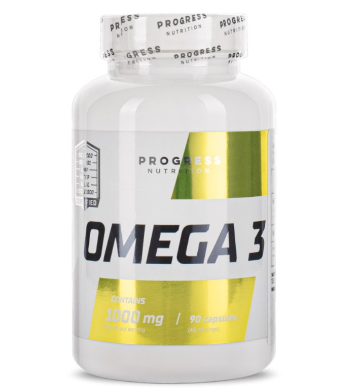 

Жирные кислоты Progress Nutrition Omega 3 1000 mg 90 caps