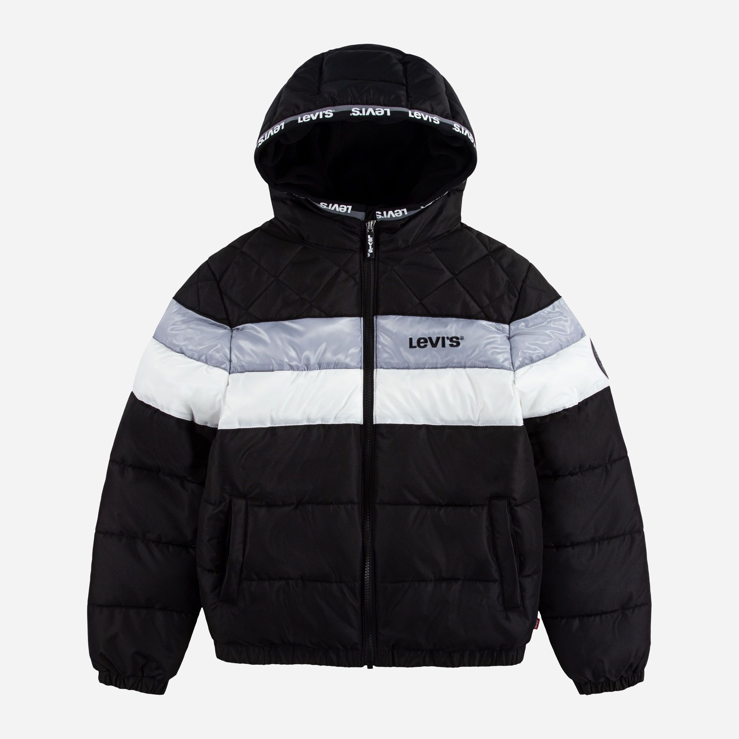 

Куртка детская Levi's Lvn Colorblock Jacket 8ED554-023 116 см Черная (3665115448085)