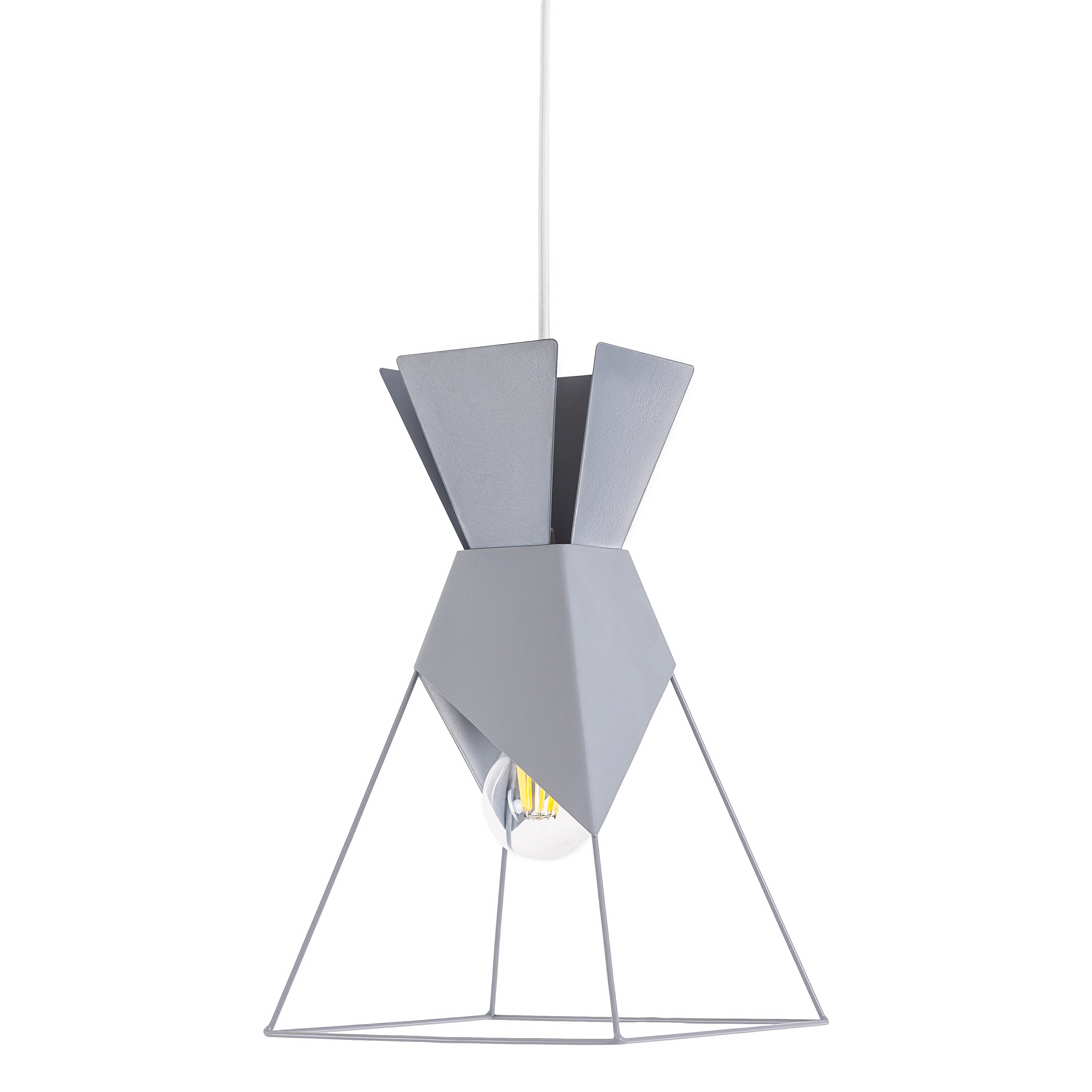 

Потолочный подвесной светильник Atma Light серии Audrey P200 Gray