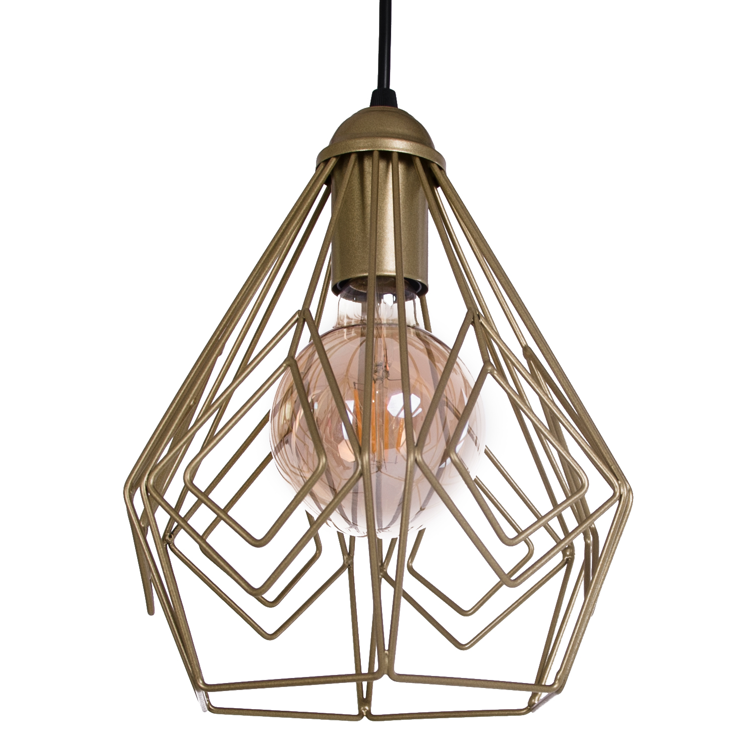 

Потолочный подвесной светильник Atma Light серии Bevel-L P220 Gold