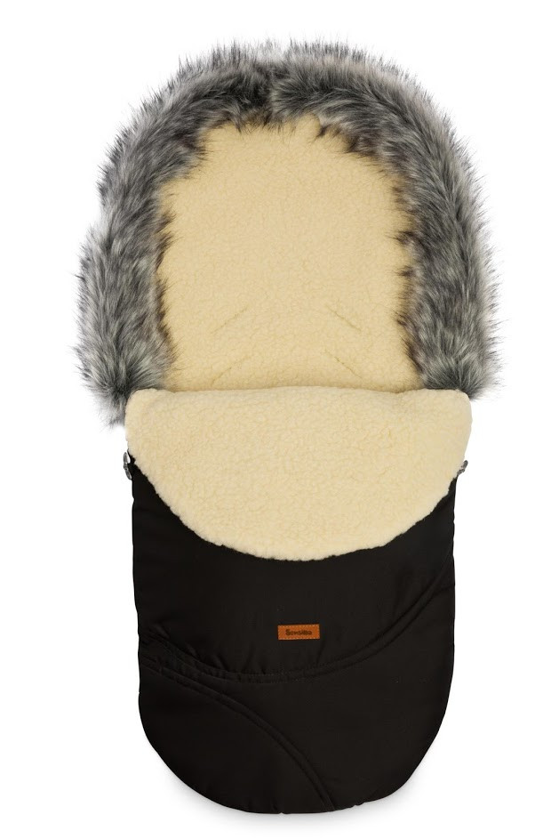 

Зимний конверт в коляску Sensillo Eskimo на овчине Black