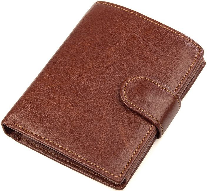 

Кошелек мужской Vintage 14496 кожаный коричневый