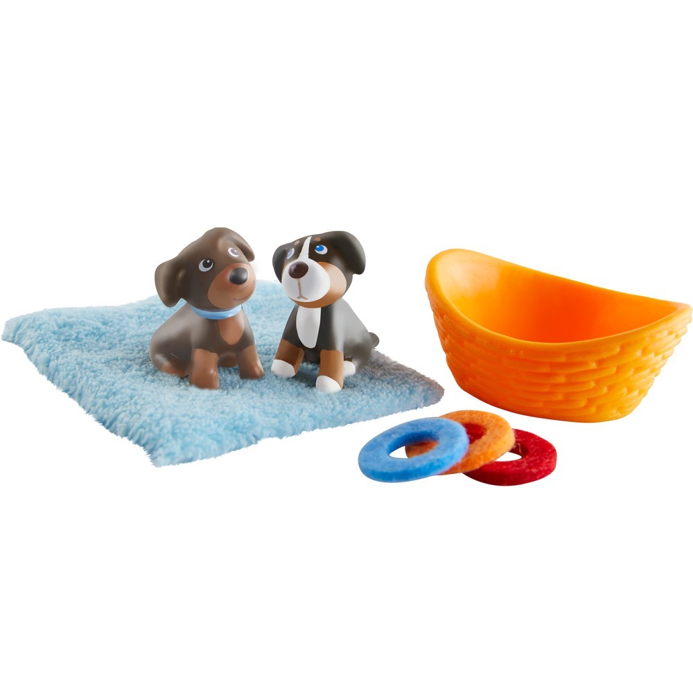 

Гибкая фигурка Щенки" для ролевых игр с куколками Little Friends.Haba Германия