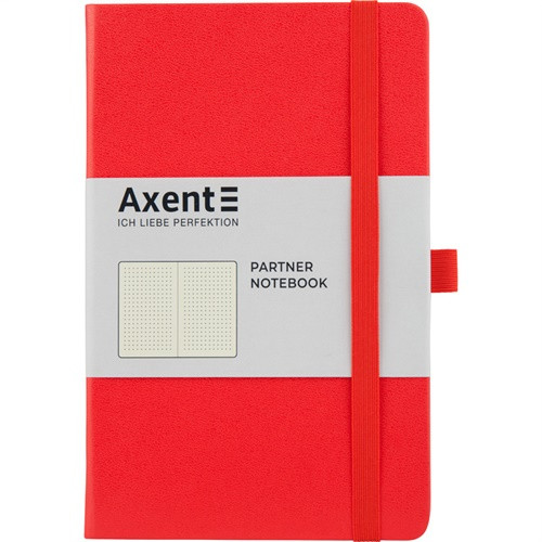 

Книга записная Partner 125х195мм 96л в точку красная Axent