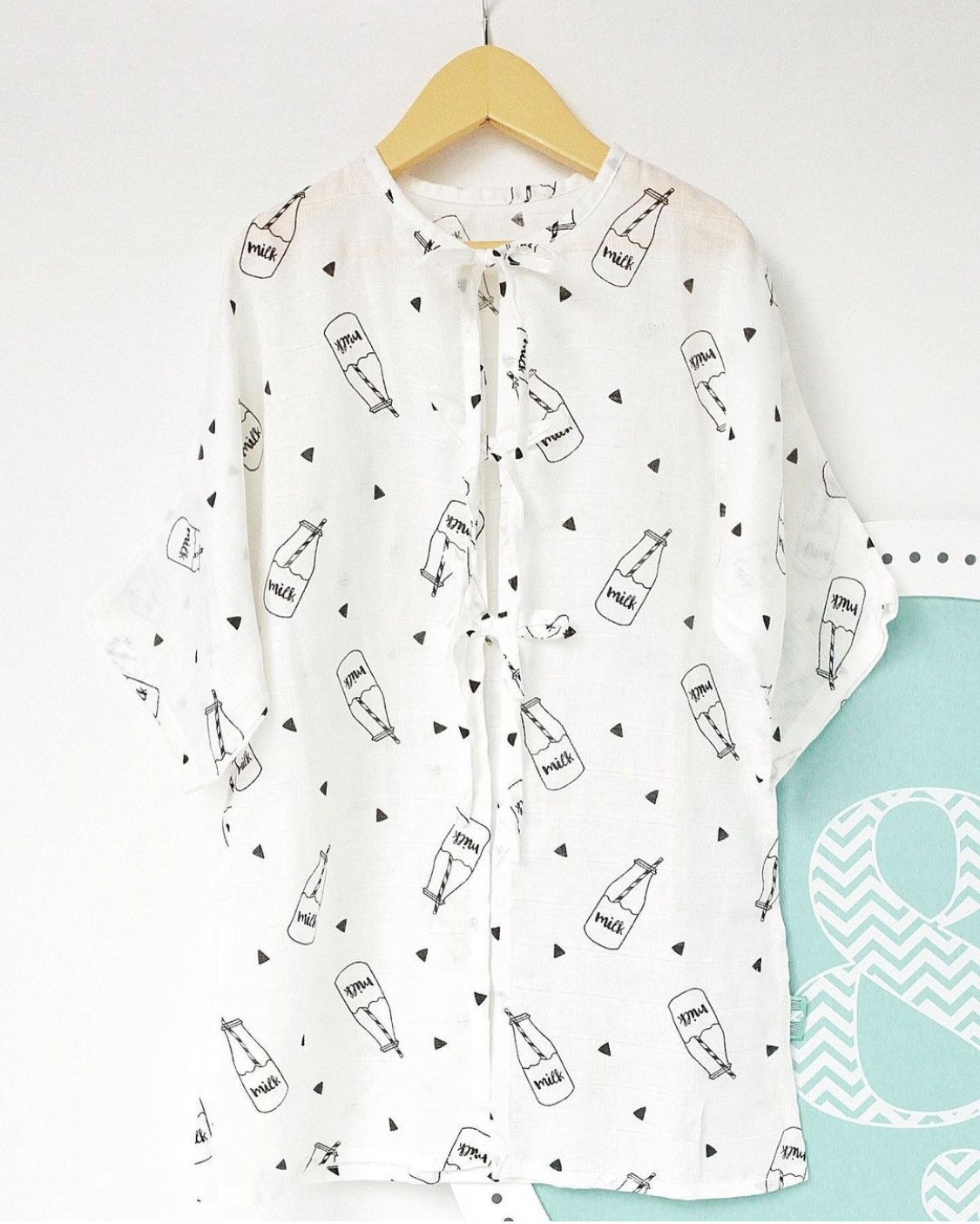 

Муслиновая Туника Mum&Fun MILK 86 см Белая