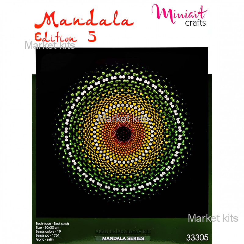 

Набор для вышивания "Мандала. Издание 5" Miniart Crafts (Miniart-Crafts33305)