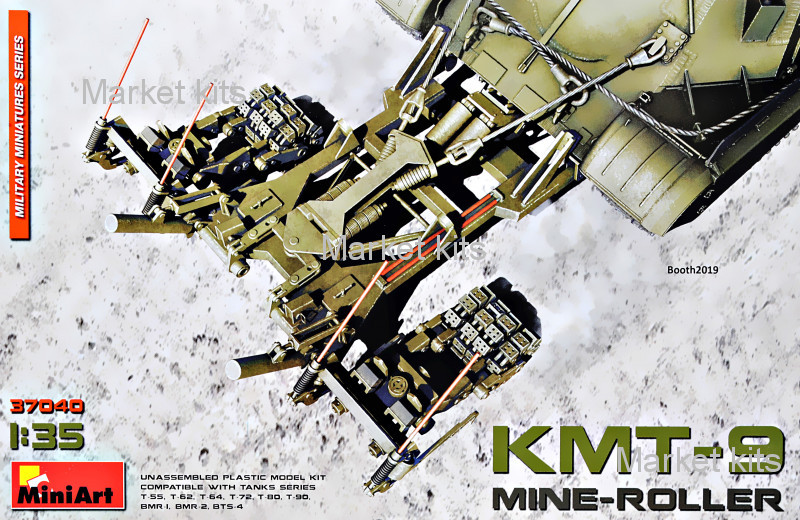 

Колейный минный трал КМТ-9 1:35 MINIART (MA37040)