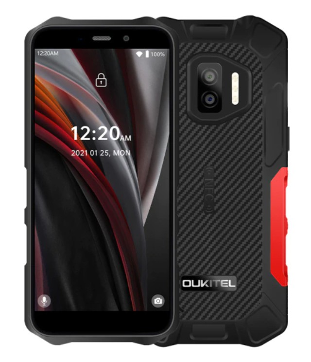 

Смартфон OUKITEL WP12 Pro 4/64 Gb black-red IP69K, 5.5", Helio P22, 3G, 4G, NFC