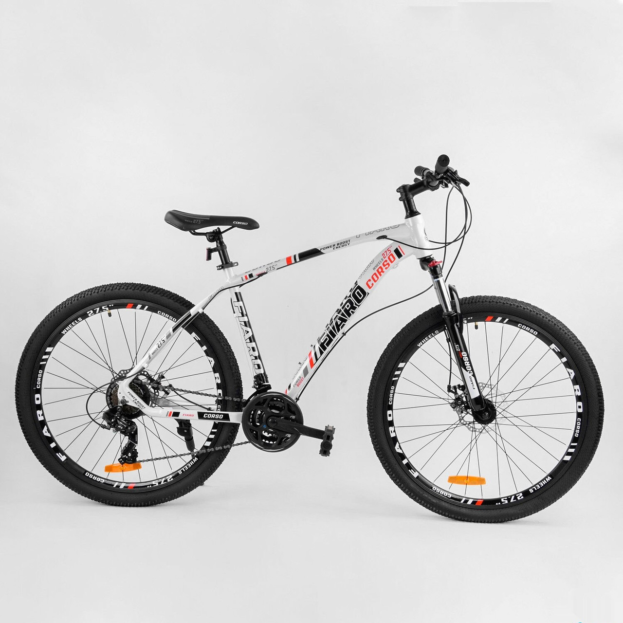 

Велосипед Спортивный 27.5" "CORSO" "Fiaro" White