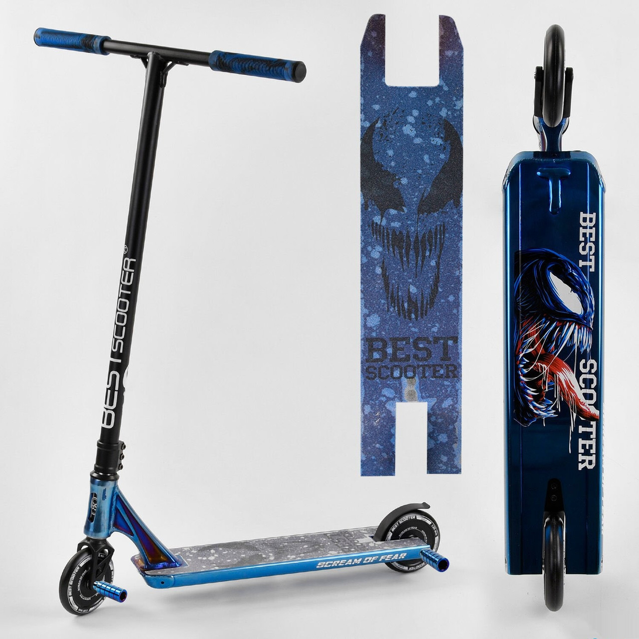 

Самокат трюковый 44374 Best Scooter "SIMBIOTE"