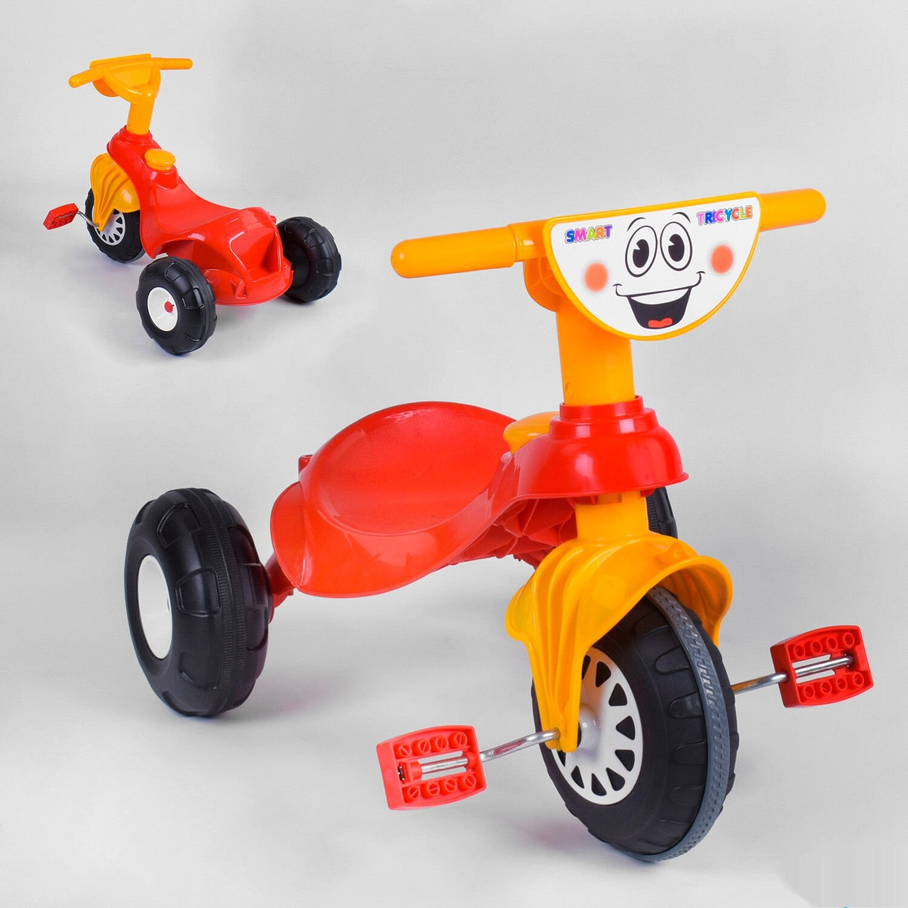 

Детский трехколесный велосипед Pilsan My Pet 07-132 Оранжево-красный