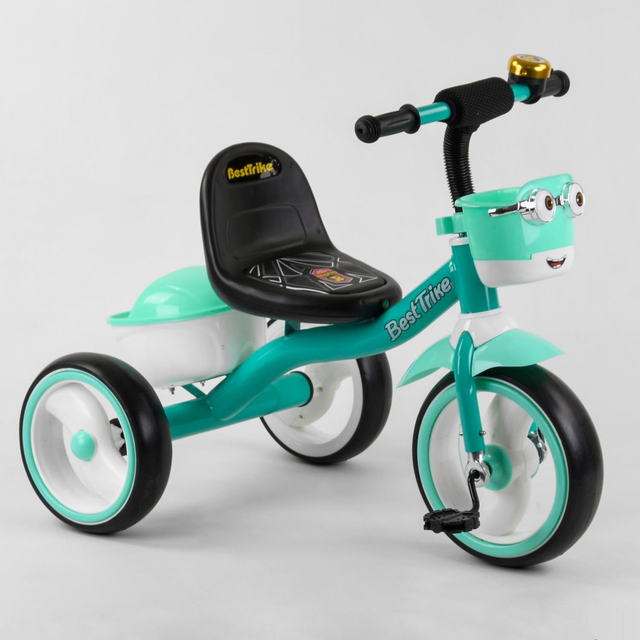 

Детский трехколесный велосипед Best Trike 80627 Бирюзовый