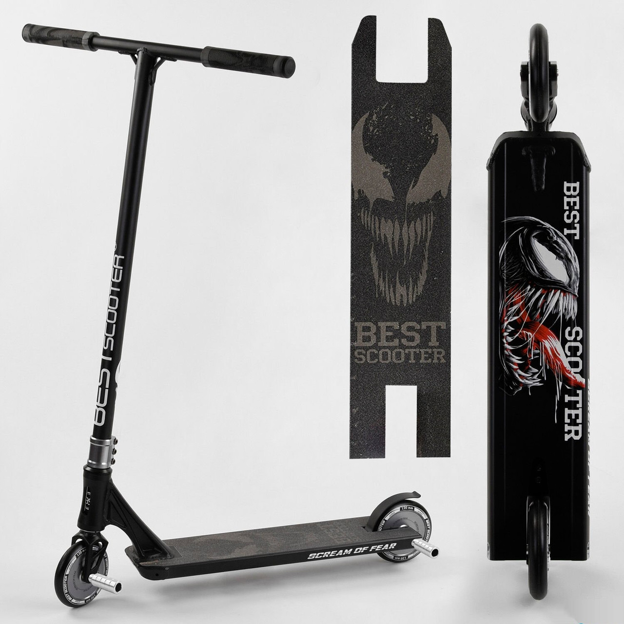 

Самокат трюковый 61375 Best Scooter "SIMBIOTE"