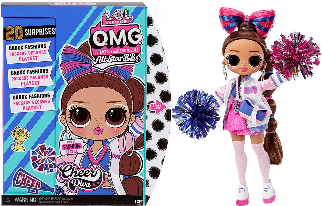 

Игровой набор с куклой L.O.L. Surprise! O.M.G Sports Doll - Леди-Чирлидер с аксессуарами (577508)