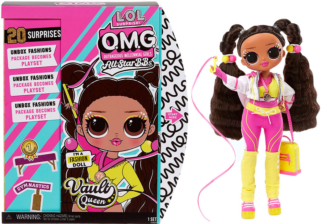 

Игровой набор с куклой L.O.L. Surprise! O.M.G Sports Doll - Гимнастка с аксессуарами (577515)