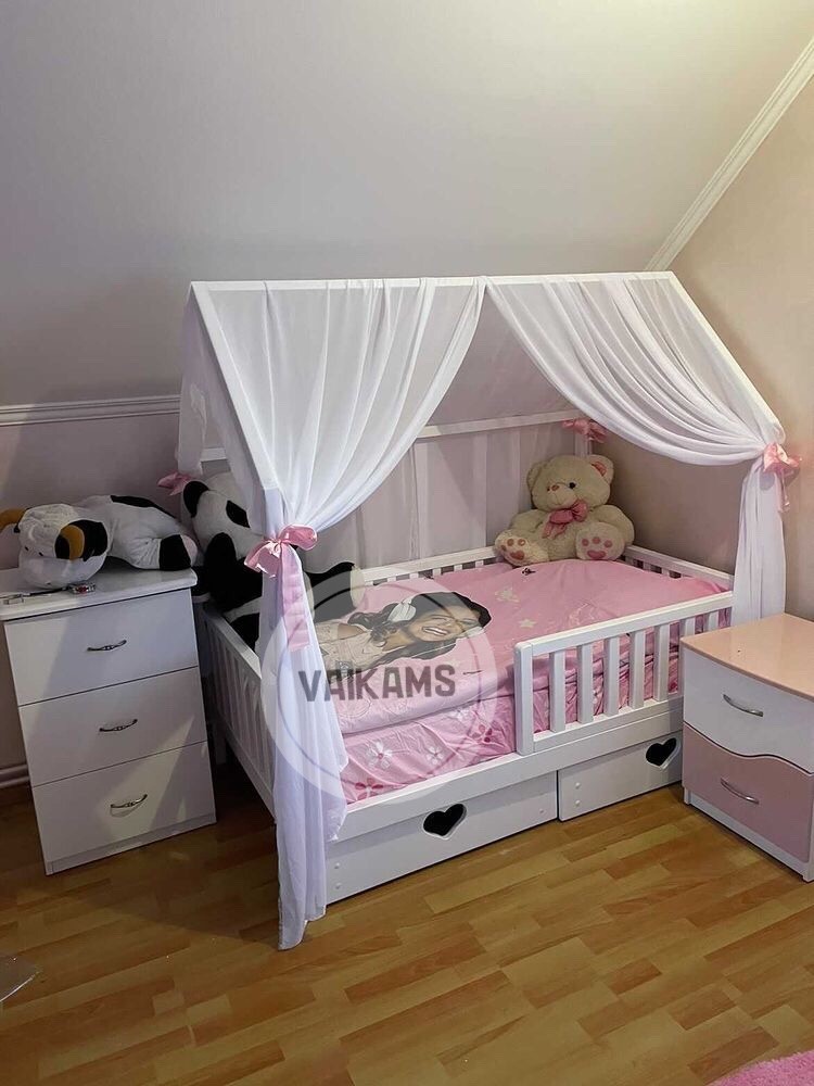 

Детская кровать домик LittleBabyDreams Centr1 160/80 белая