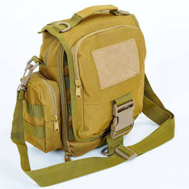 

Сумка тактическая многоцелевая через плечо SILVER KNIGHT khaki TY-170