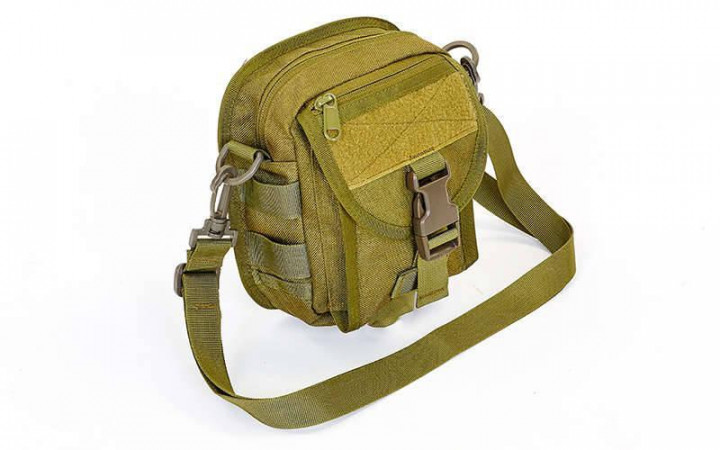 

Сумка тактическая многоцелевая через плечо SILVER KNIGHT olive TY-9058