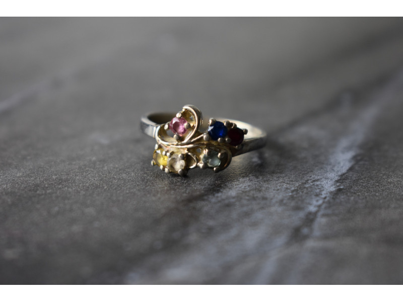 

Серебряное кольцо с натуральными камнями Sky Jewelry 001003