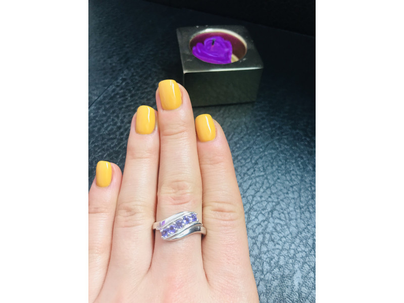 

Серебряное кольцо с аметистом Sky Jewelry 000342