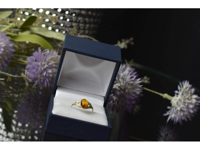 

Серебряное кольцо с Янтарем Sky Jewelry 001160