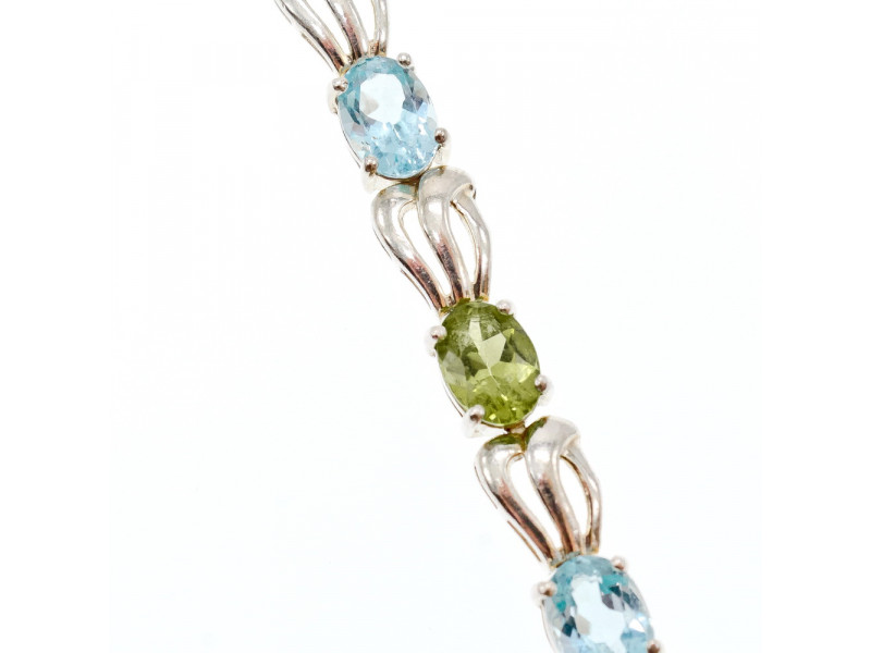 

Браслет серебро 925 пробы с натуральными камнями Натуральный Sky Jewelry 000245