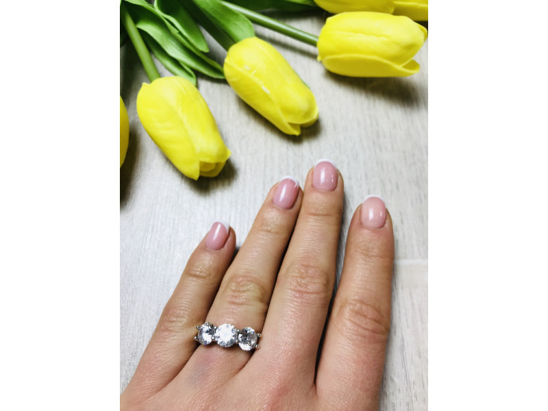 

Серебряное кольцо с фианитами Sky Jewelry 000488