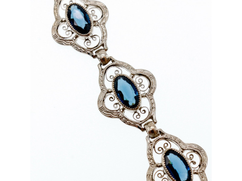 

Браслет серебро Sterling c сапфиром Sky Jewelry 000247