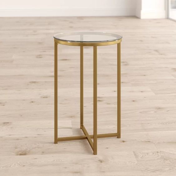 

Прикроватный журнальный столик ETNA (350х350х600) Прозрачный ET/З/00/25