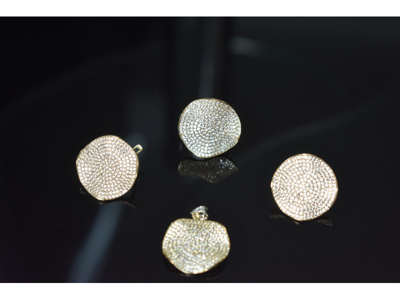 

Серебряный комплект 925 проба с фианитами Sky Jewelry 000781