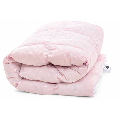 

Одеяло MirSon пуховое 1856 Bio-Pink 90 пух Зима+ 200x220