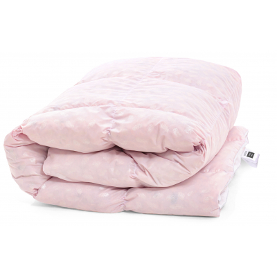 

Одеяло MirSon пуховое 1850 Bio-Pink 70 пух Зима 140x205