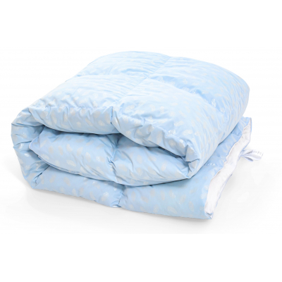 

Одеяло MirSon пуховое 1855 Bio-Blue 90 пух Зима+ 155x215