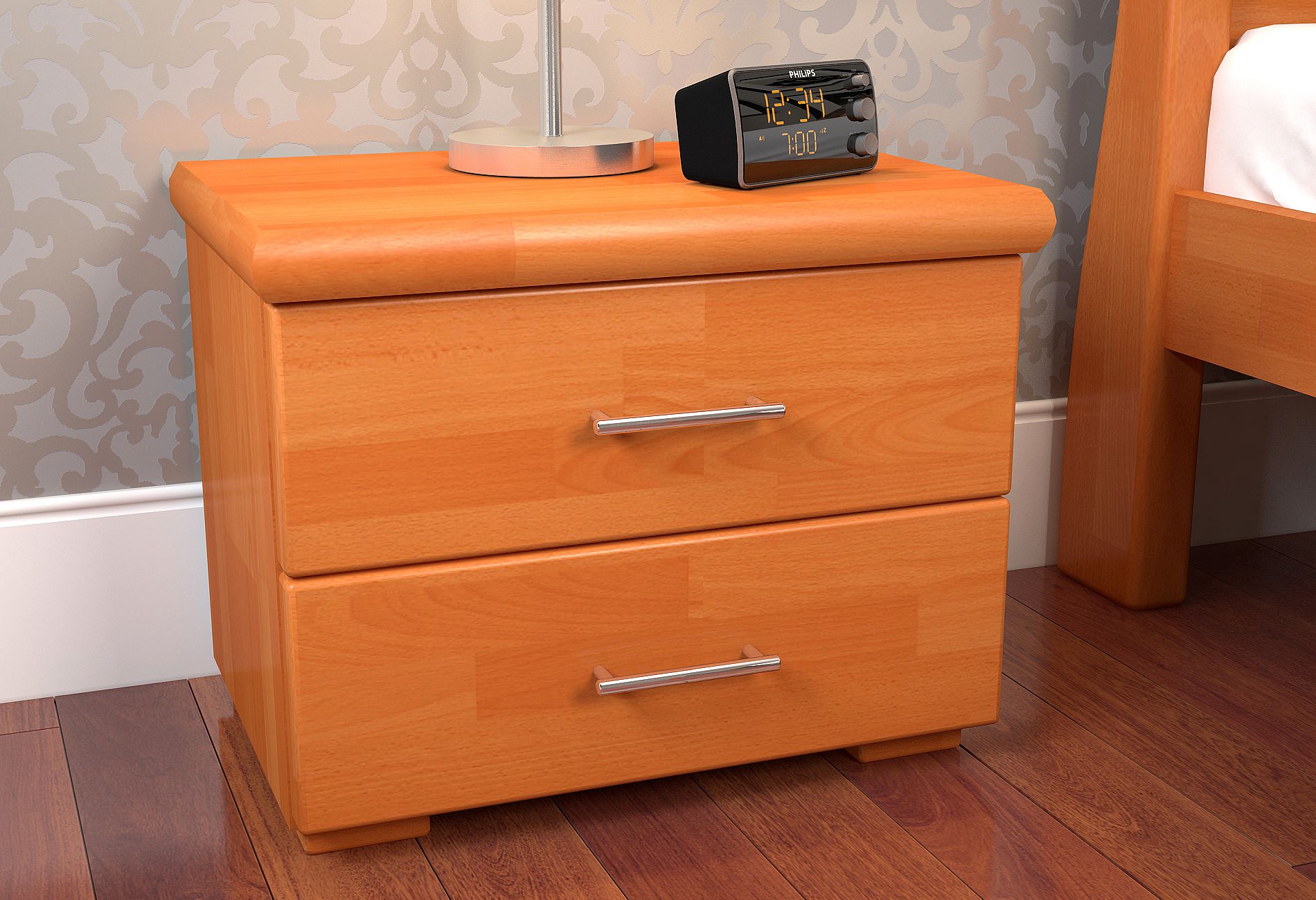 

Тумбочка прикроватная из натурального дерева сосна Эксклюзив ольха Арбор Древ