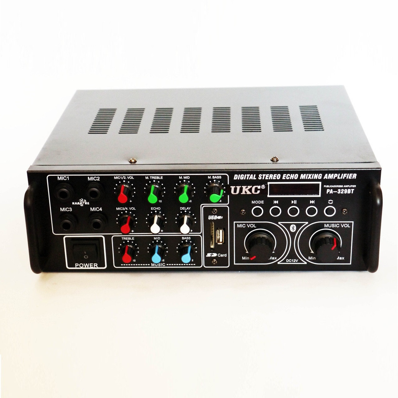 

Усилитель звука UKC AV-329BT Bluetooth Караоке 2х120W Black (4_546235682)