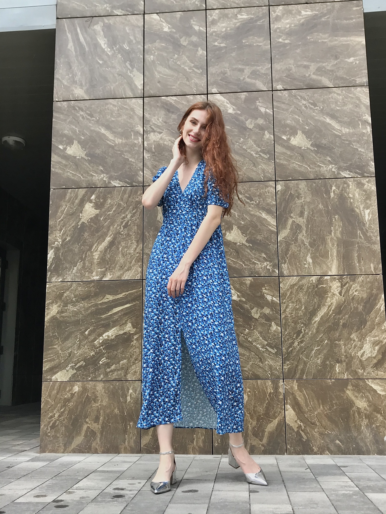 

Сукня An'ge Maelle 2 Синій принт 40-05731-VISC L