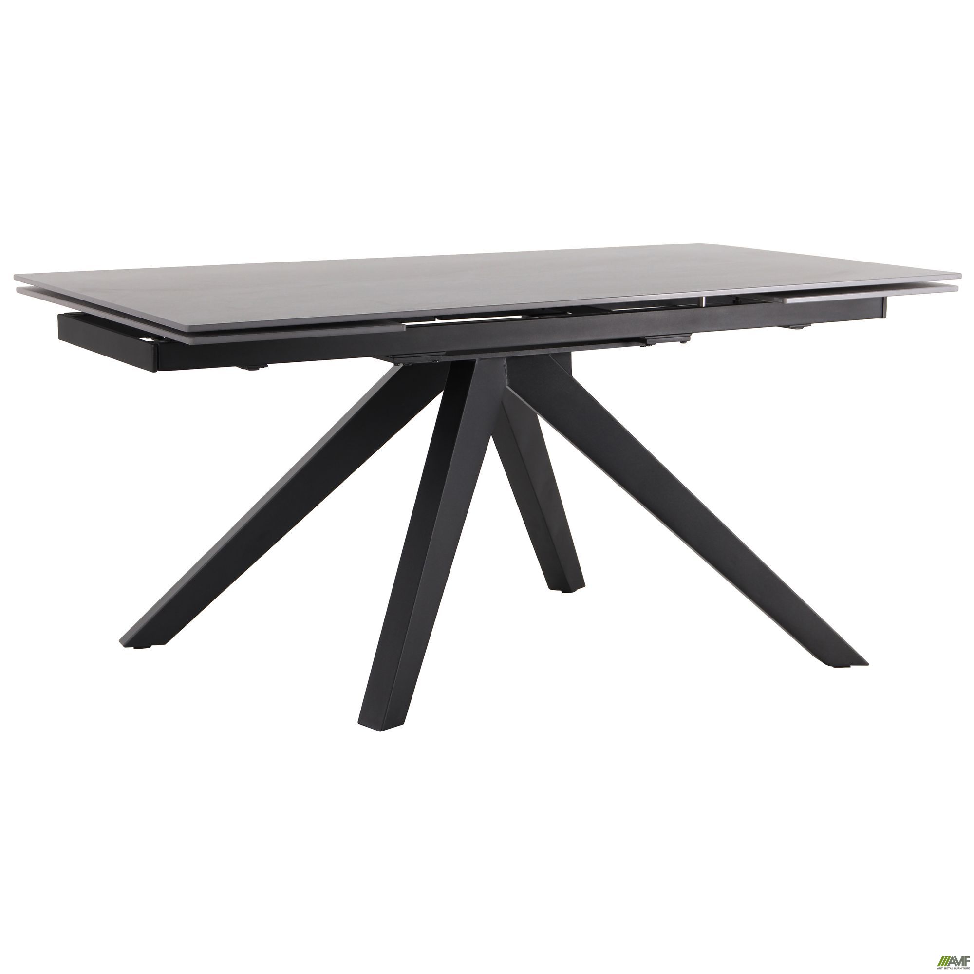 

Стол AMF обеденный раскладной Alfred black/сeramics Calacatta gray 547222