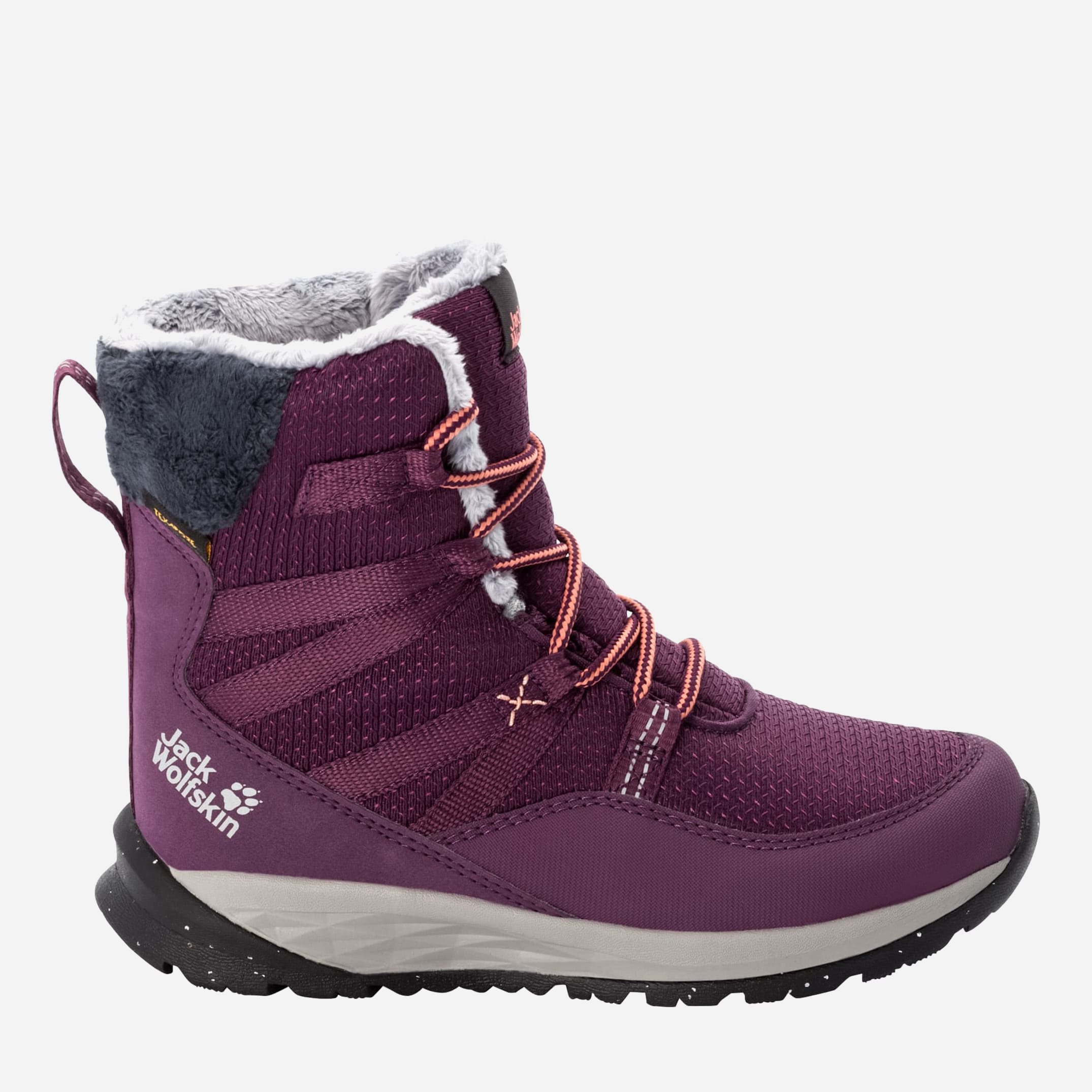 

Ботинки Jack Wolfskin Polar Wolf Texapore Hight K 4036152-2845 34 (2UK) Пурпурные