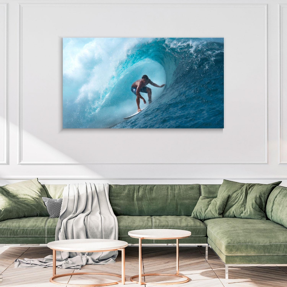 

Картина на холсте Природа Extreme Professional Sportsman Surfer 50х100 см.