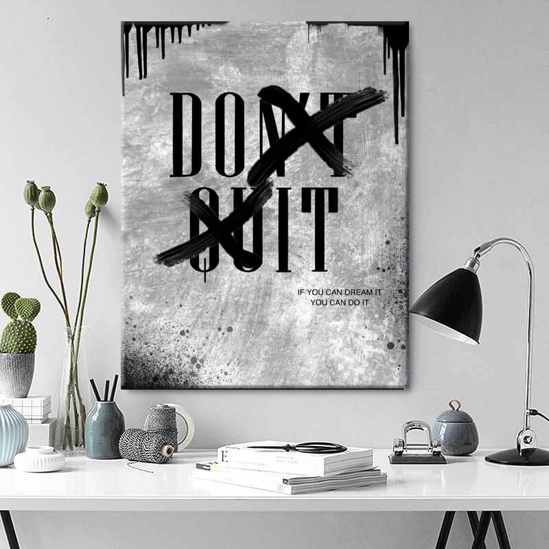 

Картина на холсте Мотивация Do It 110х150 см.