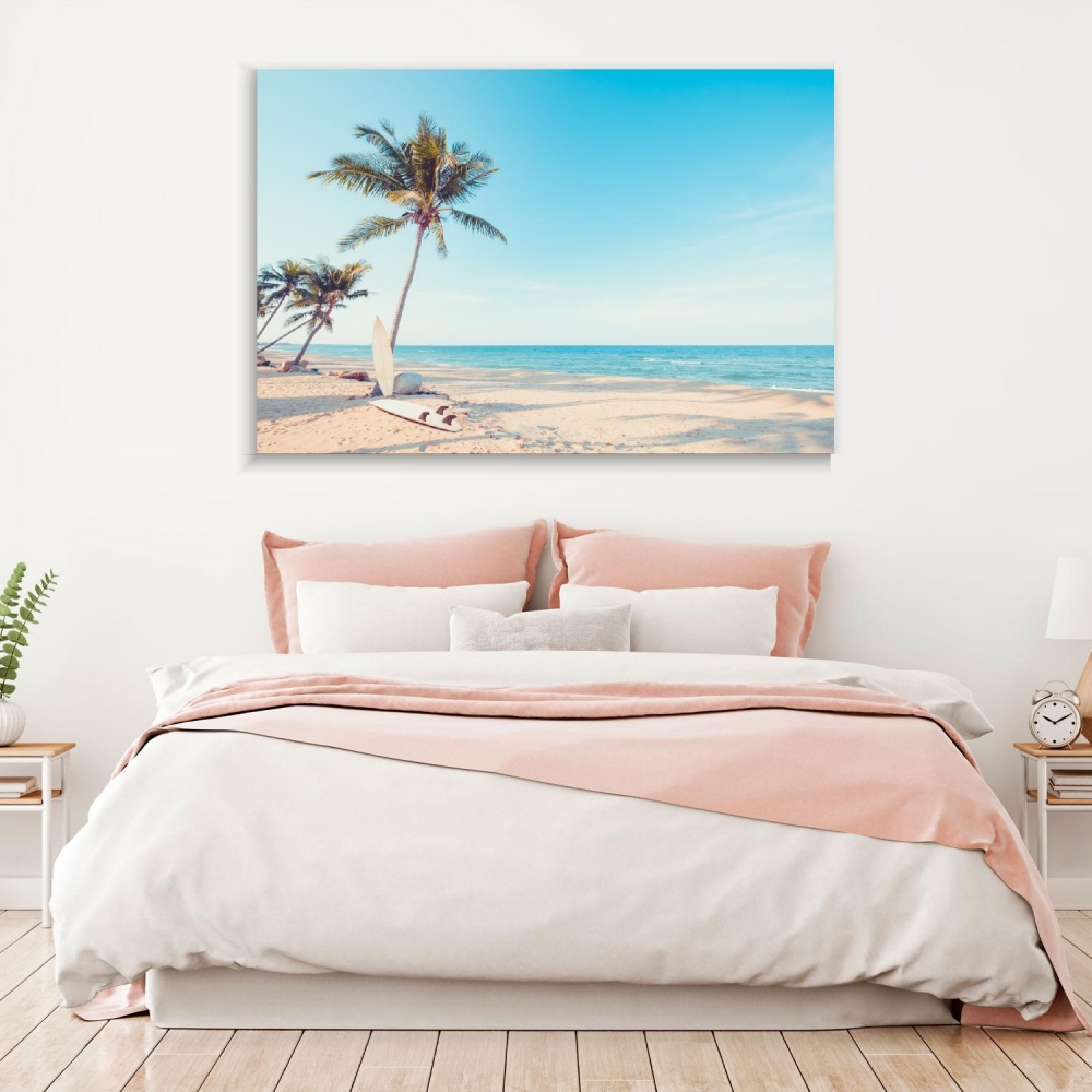 

Картина на холсте Природа Palm Trees On A Tropical Beach 45х60 см.