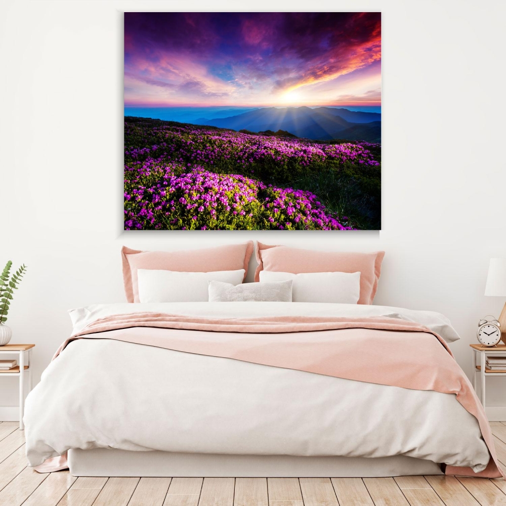 

Картина на холсте Природа Magic Pink Rhododendron Flowers 70х70 см.