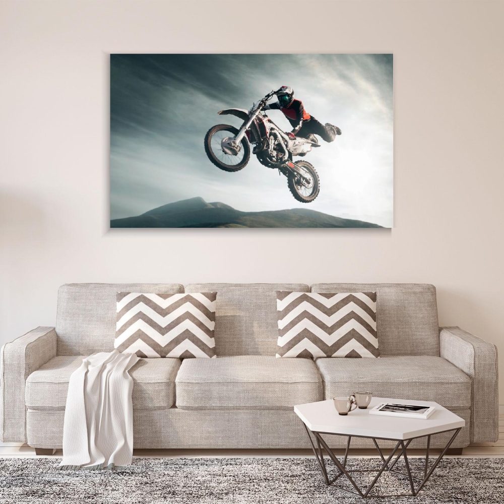

Картина на холсте Автомобили Moto Freestyle 45х60 см.