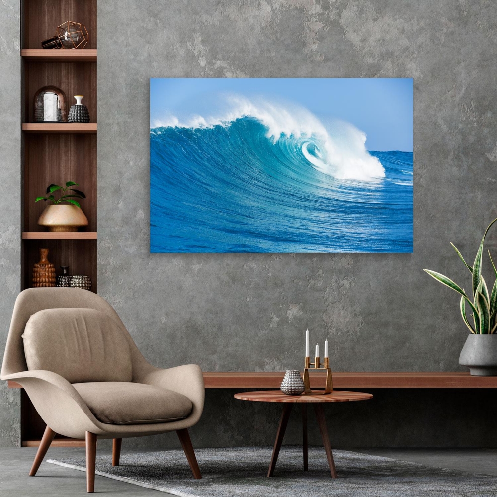 

Картина на холсте Природа Blue Sea Wave 75х100 см.