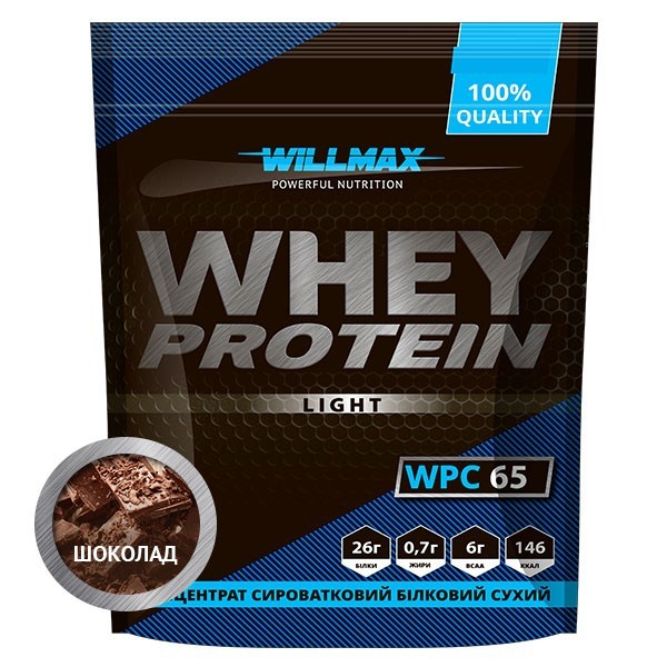 

Протеин сывороточный Вилмакс / Willmax Whey Protein Light 65 % 1 кг Шоколад
