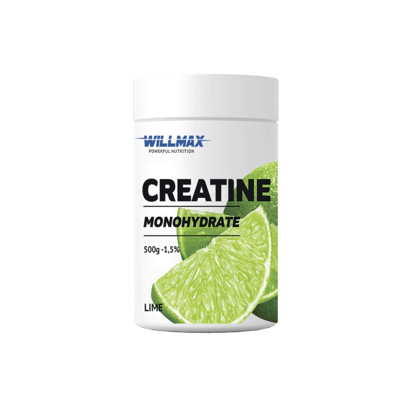 

Креатин моногидрат Вилмакс / Willmax Creatine Monohydrate 500 г лайм
