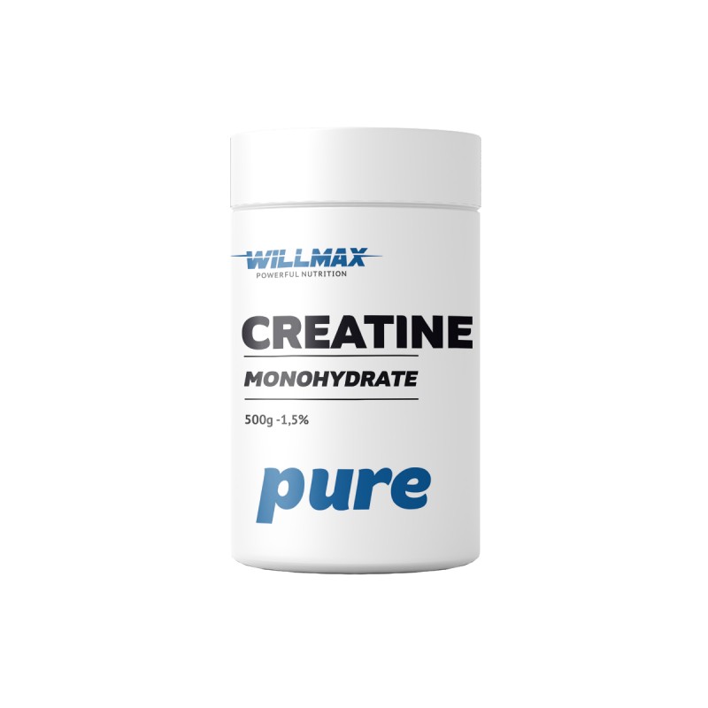 

Креатин моногидрат Вилмакс / Willmax Creatine Monohydrate 500 г без вкуса