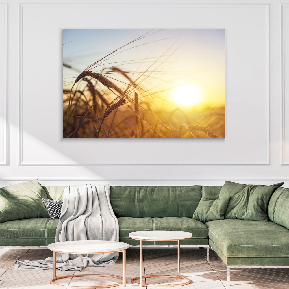 

Картина на холсте Природа Ear Of Golden Wheat 50х100 см.