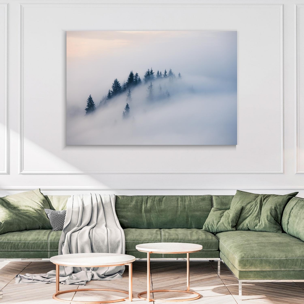 

Картина на холсте Природа Foggy Mountain Landscape 50х65 см.