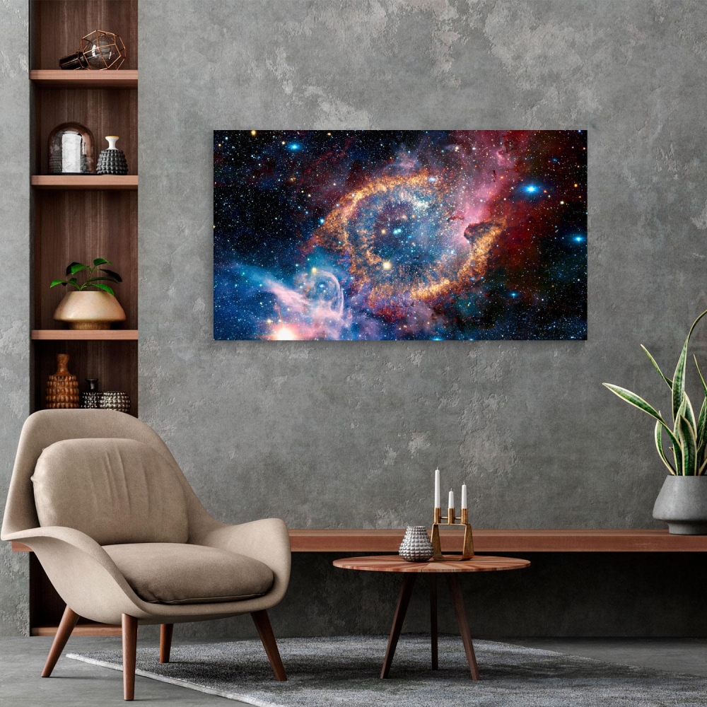 

Картина на холсте Космос Spiral Nebula 70х140 см.